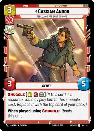 Cassian Andor - Rebellions Are Built On Hope (148/262) [Shadows of the Galaxy] Foil
