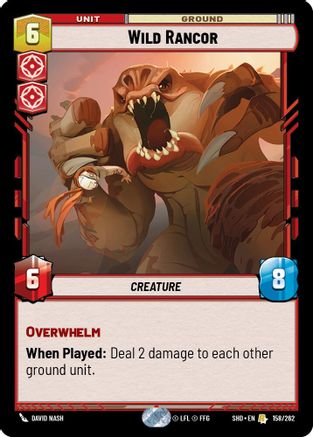 Wild Rancor (158/262) [Shadows of the Galaxy] Foil