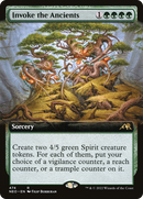 Invoke the Ancients (Extended Art) (NEO-474) [Kamigawa: Neon Dynasty]