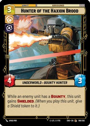 Hunter of the Haxion Brood (186/262) [Shadows of the Galaxy] Foil