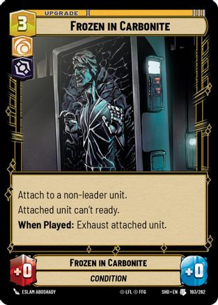 Frozen in Carbonite (193/262) [Shadows of the Galaxy] Foil