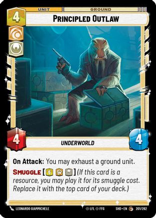 Principled Outlaw (201/262) [Shadows of the Galaxy] Foil
