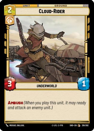 Cloud-Rider (210/262) [Shadows of the Galaxy] Foil