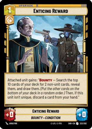 Enticing Reward (222/262) [Shadows of the Galaxy] Foil