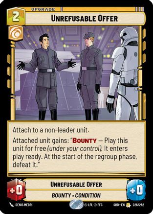 Unrefusable Offer (226/262) [Shadows of the Galaxy] Foil