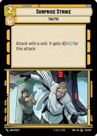 Surprise Strike (231/262) [Shadows of the Galaxy] Foil