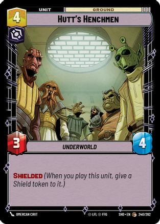 Hutt's Henchmen (240/262) [Shadows of the Galaxy] Foil