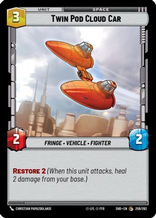 Twin Pod Cloud Car (259/262) [Shadows of the Galaxy] Foil