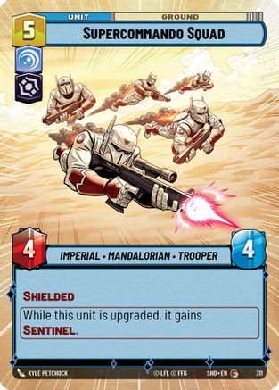 Supercommando Squad (Hyperspace) (311) [Shadows of the Galaxy] Foil
