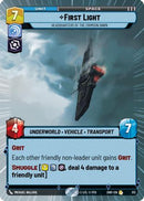First Light - Headquarters of the Crimson Dawn (Hyperspace) (313) [Shadows of the Galaxy] Foil
