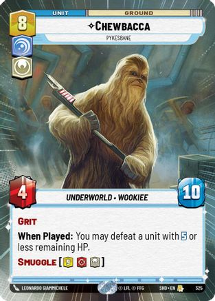 Chewbacca - Pykesbane (Hyperspace) (325) [Shadows of the Galaxy] Foil