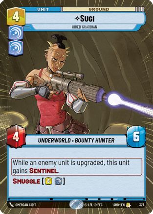 Sugi - Hired Guardian (Hyperspace) (327) [Shadows of the Galaxy] Foil