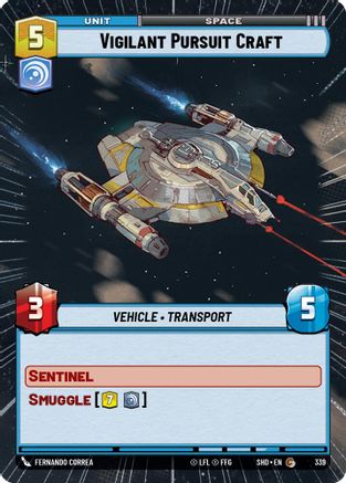 Vigilant Pursuit Craft (Hyperspace) (339) [Shadows of the Galaxy] Foil