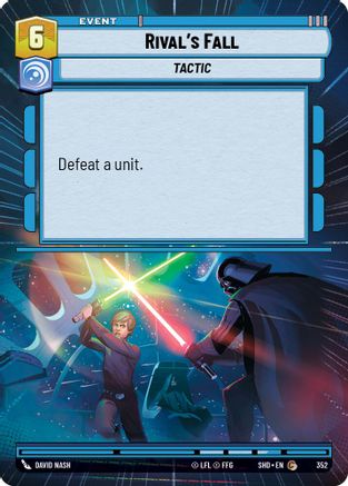 Rival's Fall (Hyperspace) (352) [Shadows of the Galaxy] Foil