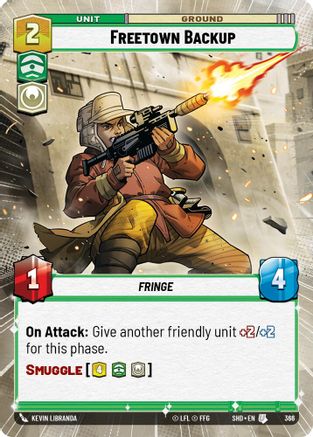 Freetown Backup (Hyperspace) (366) [Shadows of the Galaxy] Foil
