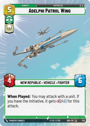 Adelphi Patrol Wing (Hyperspace) (370) [Shadows of the Galaxy] Foil
