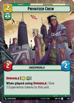 Privateer Crew (Hyperspace) (382) [Shadows of the Galaxy] Foil