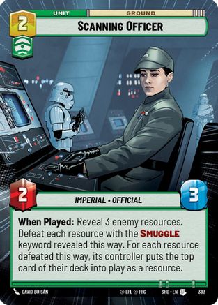 Scanning Officer (Hyperspace) (383) [Shadows of the Galaxy] Foil