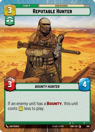 Reputable Hunter (Hyperspace) (386) [Shadows of the Galaxy] Foil