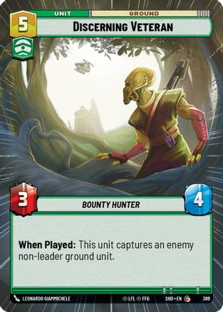 Discerning Veteran (Hyperspace) (389) [Shadows of the Galaxy] Foil