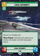 Legal Authority (Hyperspace) (393) [Shadows of the Galaxy] Foil