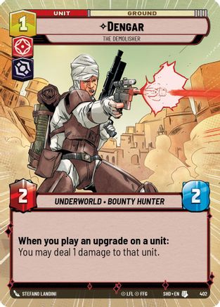 Dengar - The Demolisher (Hyperspace) (402) [Shadows of the Galaxy] Foil
