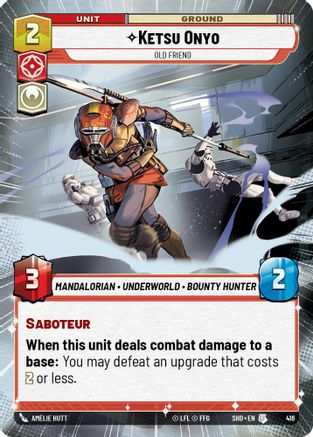 Ketsu Onyo - Old Friend (Hyperspace) (416) [Shadows of the Galaxy] Foil