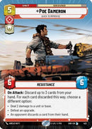 Poe Dameron - Quick to Improvise (Hyperspace) (422) [Shadows of the Galaxy] Foil