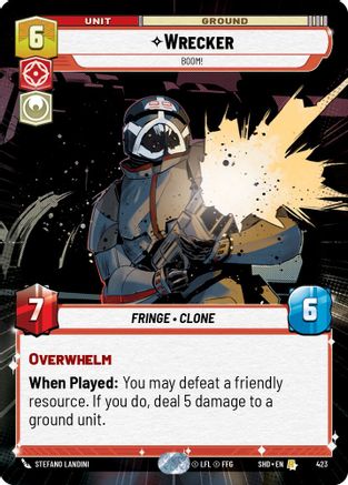 Wrecker - BOOM! (Hyperspace) (423) [Shadows of the Galaxy] Foil