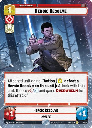 Heroic Resolve (Hyperspace) (424) [Shadows of the Galaxy] Foil