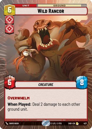 Wild Rancor (Hyperspace) (427) [Shadows of the Galaxy] Foil