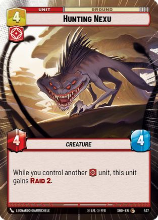 Hunting Nexu (Hyperspace) (437) [Shadows of the Galaxy] Foil