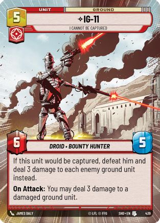 IG-11 - I Cannot Be Captured (Hyperspace) (439) [Shadows of the Galaxy] Foil