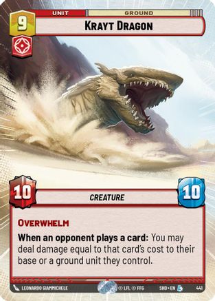 Krayt Dragon (Hyperspace) (441) [Shadows of the Galaxy] Foil