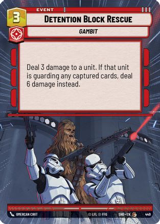 Detention Block Rescue (Hyperspace) (449) [Shadows of the Galaxy] Foil