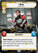 Qi'ra - Playing Her Part (Hyperspace) (470) [Shadows of the Galaxy] Foil