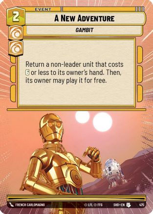 A New Adventure (Hyperspace) (475) [Shadows of the Galaxy] Foil