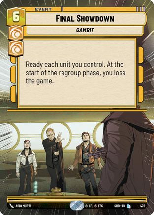 Final Showdown (Hyperspace) (476) [Shadows of the Galaxy] Foil