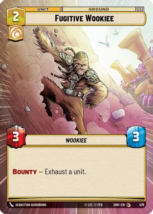 Fugitive Wookiee (Hyperspace) (479) [Shadows of the Galaxy] Foil