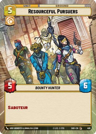 Resourceful Pursuers (Hyperspace) (486) [Shadows of the Galaxy] Foil