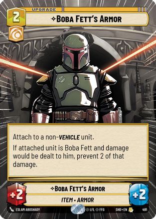 Boba Fett's Armor (Hyperspace) (491) [Shadows of the Galaxy] Foil