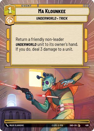 Ma Klounkee (Hyperspace) (496) [Shadows of the Galaxy] Foil