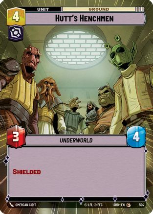 Hutt's Henchmen (Hyperspace) (504) [Shadows of the Galaxy] Foil