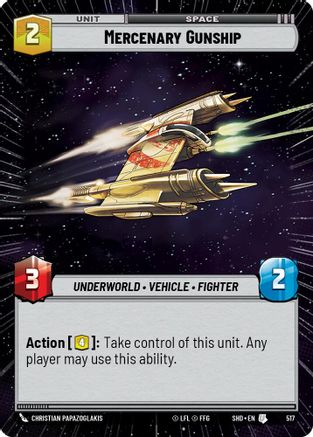 Mercenary Gunship (Hyperspace) (517) [Shadows of the Galaxy] Foil