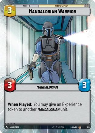 Mandalorian Warrior (Hyperspace) (519) [Shadows of the Galaxy] Foil