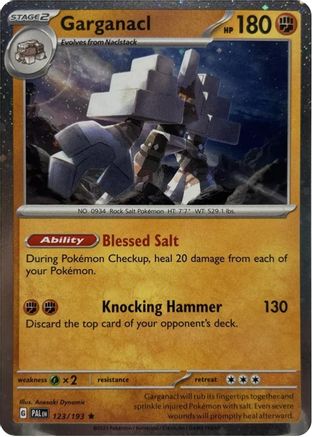 Garganacl (Cosmos Holo) 123 - [Blister Exclusives] Holofoil
