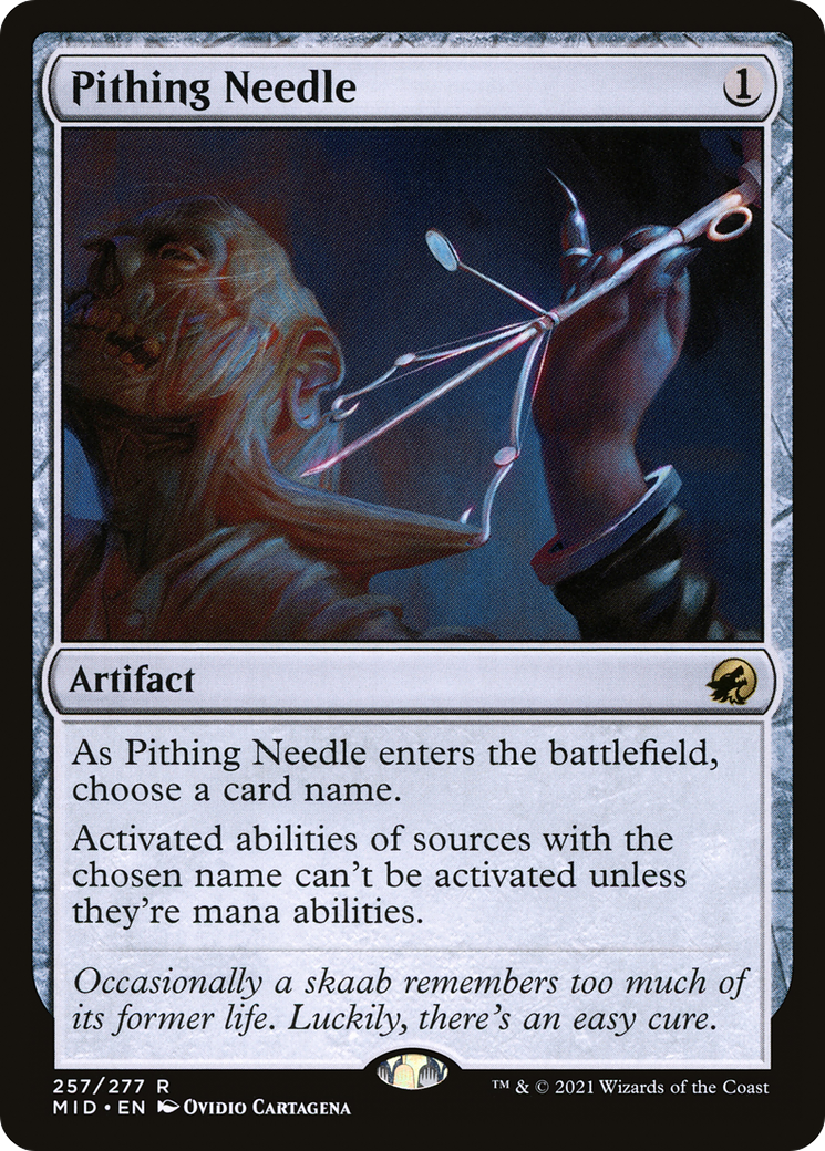 Pithing Needle (MID-257) [Innistrad: Midnight Hunt]