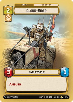 Cloud-Rider (14/20) [Shadows of the Galaxy Weekly Play Promos] Foil