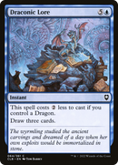 Draconic Lore (CLB-064) [Commander Legends: Battle for Baldur's Gate]