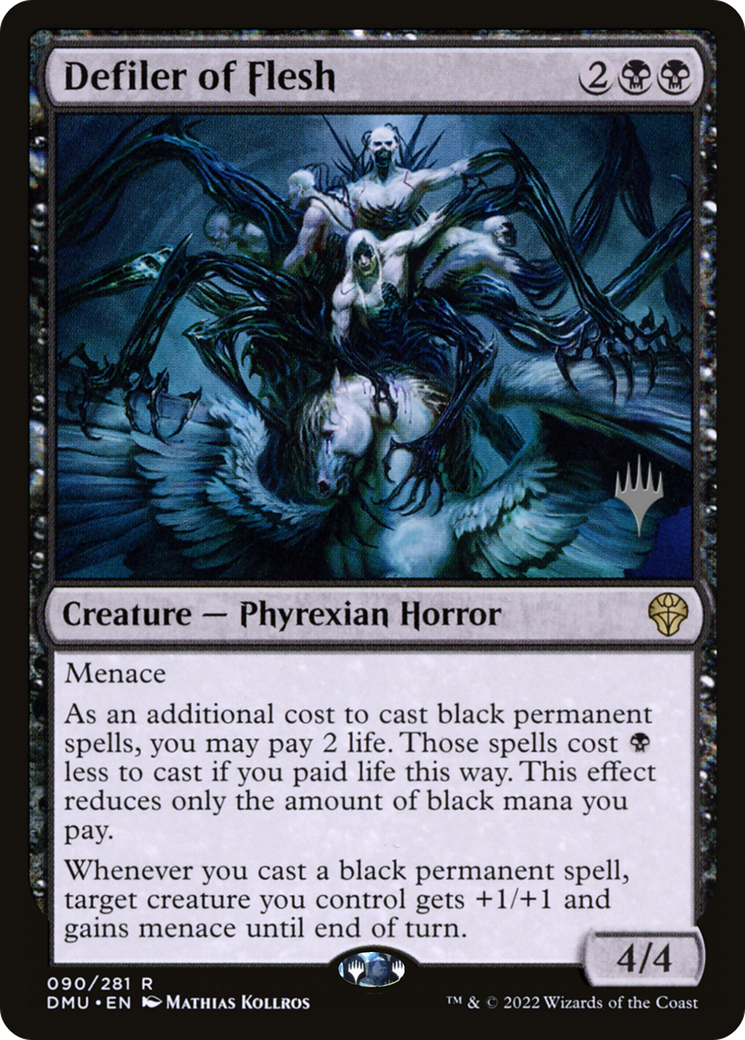 Defiler of Flesh (PPDMU-90P) [Dominaria United Promos]
